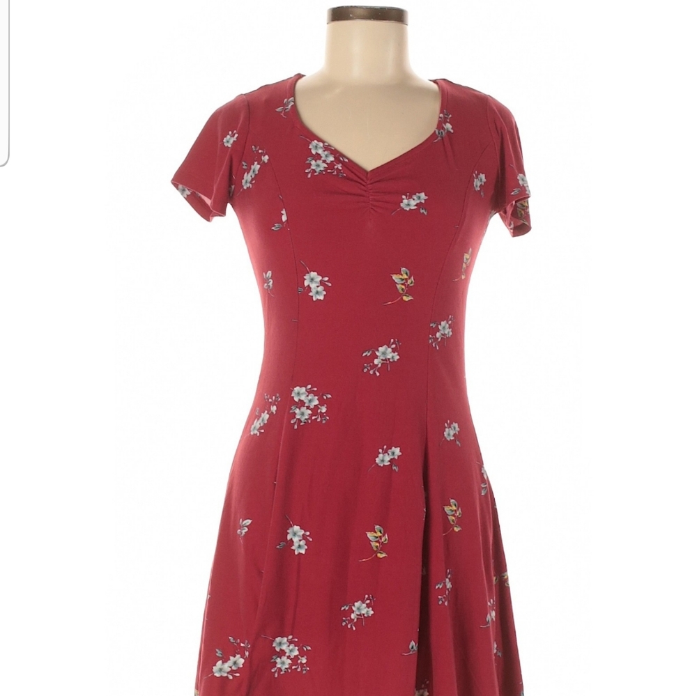 Pink rose dress